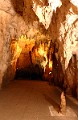 through the cave